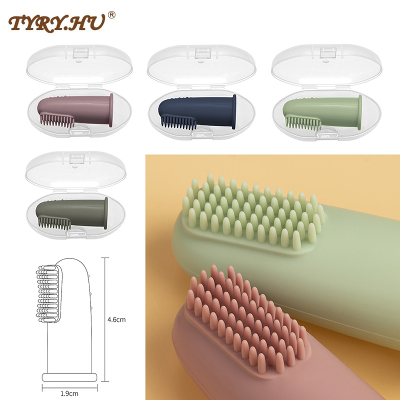 Health Wellness Products - Bebê macio dedo escova de dentes