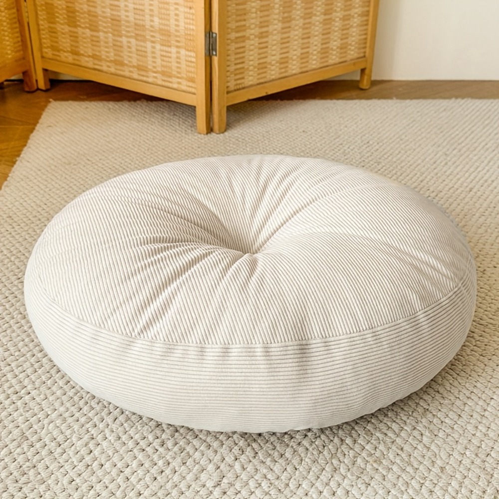 Meditation Cushion Zafu - Almofada redonda grossa, travesseiro de ioga