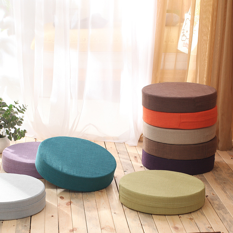 Meditation Cushion Zafu - Almofada de meditação tatami de linho