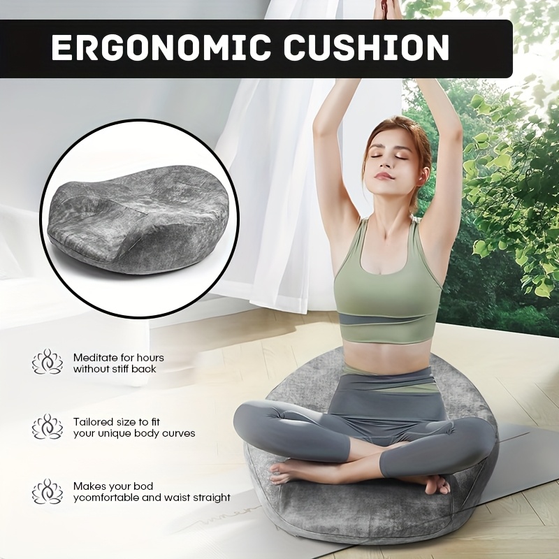 Meditation Cushion Zafu - Almofada de meditação de espuma viscoelástica
