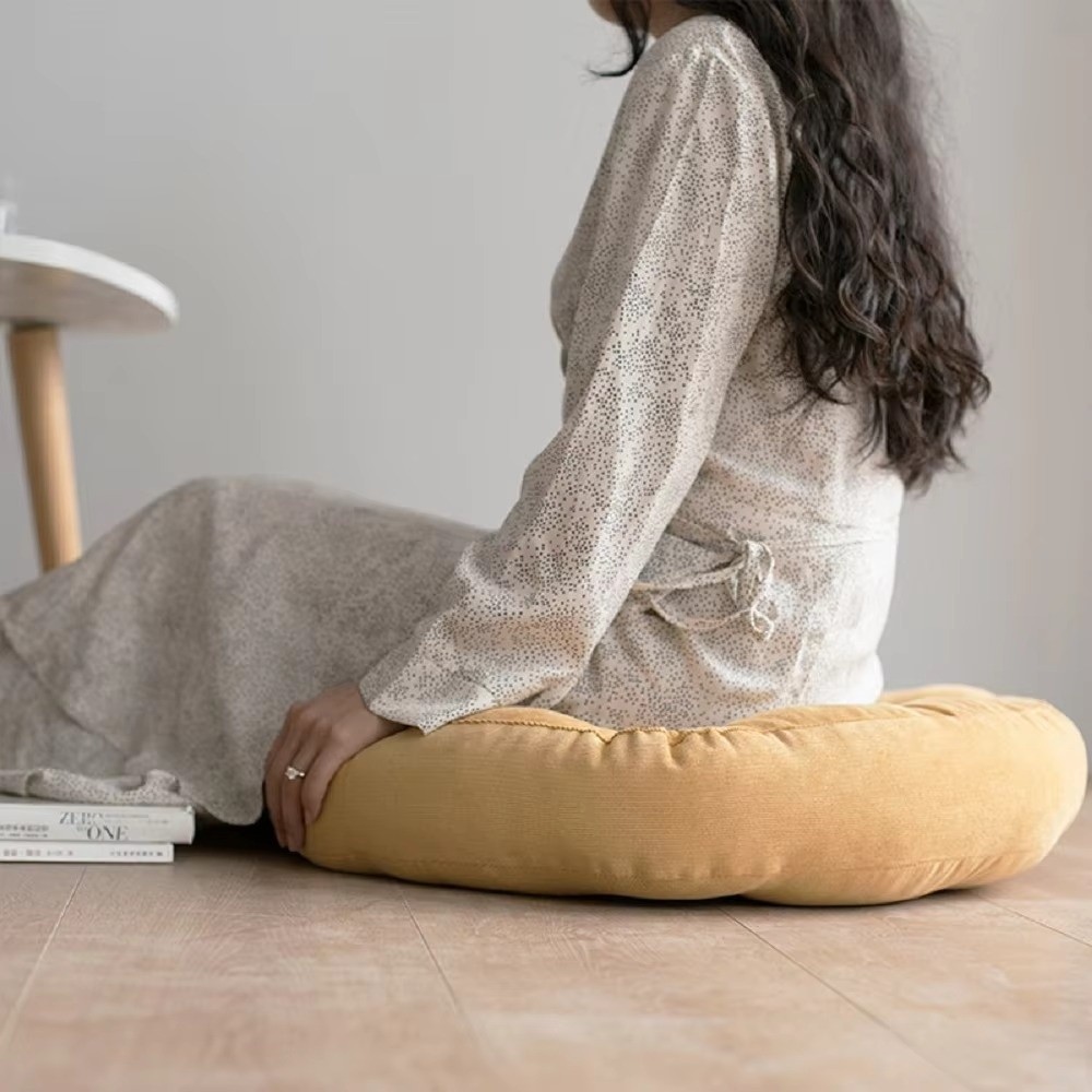 Meditation Cushion Zafu - Almofadas de chão de veludo da