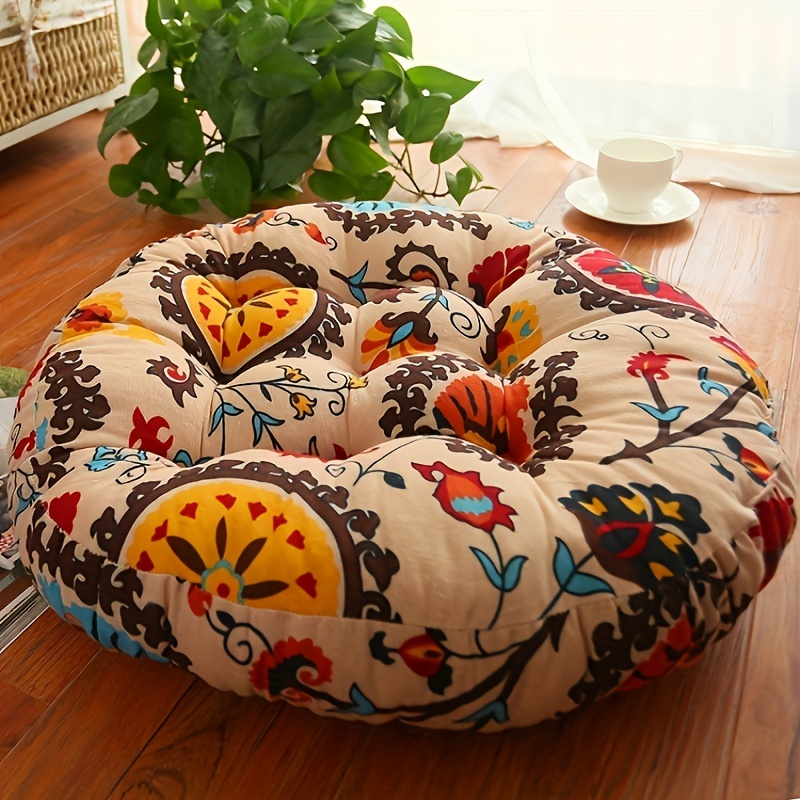 Almofada de chão redonda trave - Meditation Cushion Zafu avaliação e preço