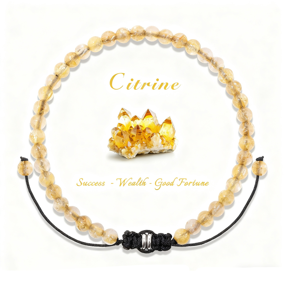 4mm citrinos contas pulseira a - Health Wellness Products avaliação e preço