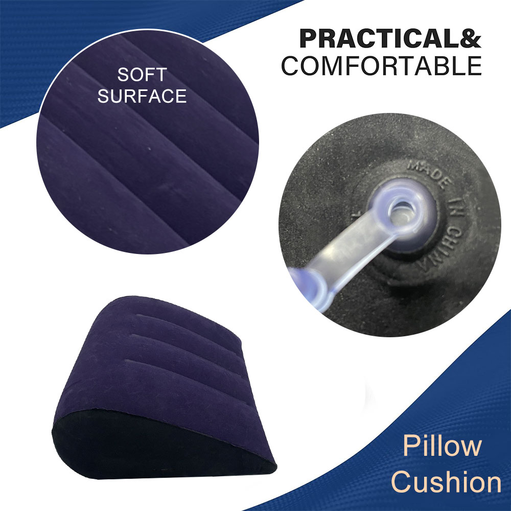 1pc inflável triângulo travess - Meditation Cushion Zafu avaliação e preço