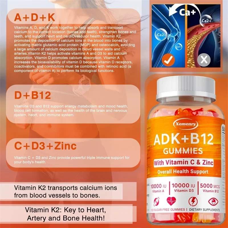 Gomas Vitamina D3 K2 + Vitamin - Health Wellness Products avaliação e preço