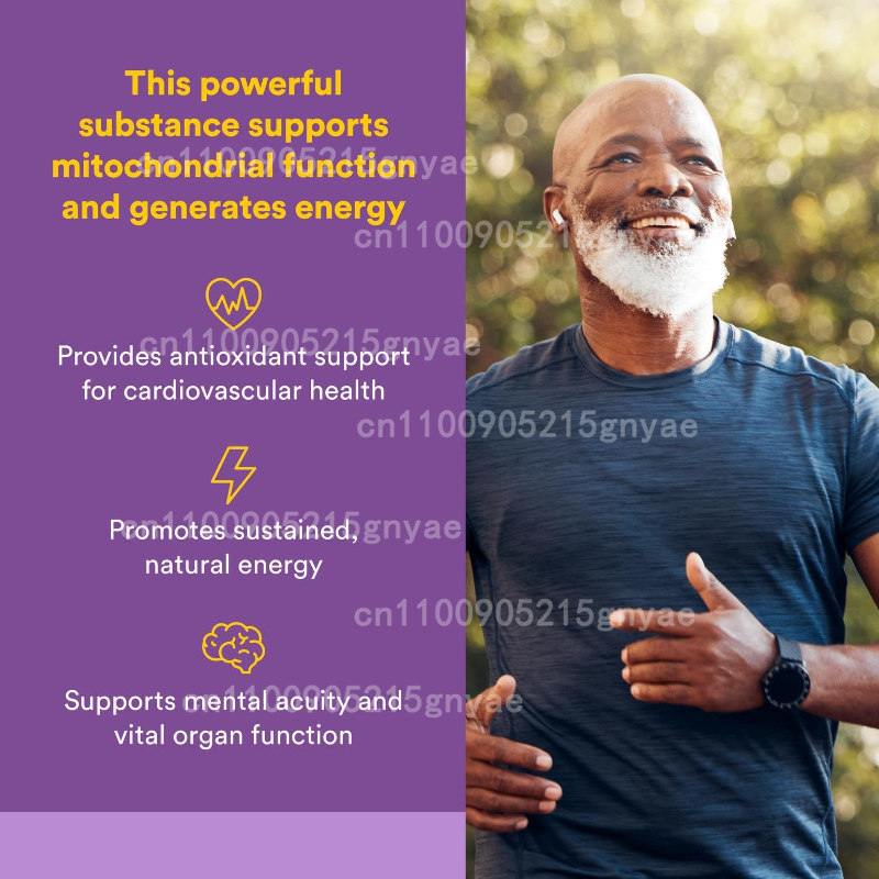 120 cápsulas de coenzima q10 d - Health Wellness Food avaliação e preço
